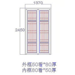 烟台中式仿古门窗-【华旭木雕】-烟台中式仿古门窗材质