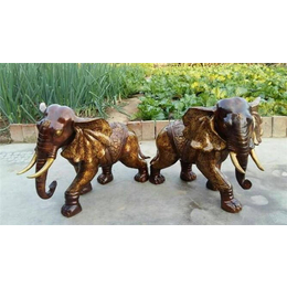 公园铜大象-黄山铜大象-河北树林雕塑