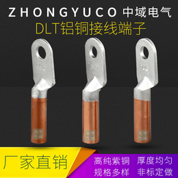中域铝铜接线鼻子DLT35平方铝铜接线端子摩擦焊接不易断裂 