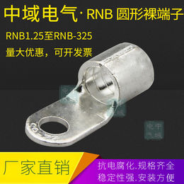 RNB圆形裸端子冷压端头RNB1.25至325冷压铜鼻子