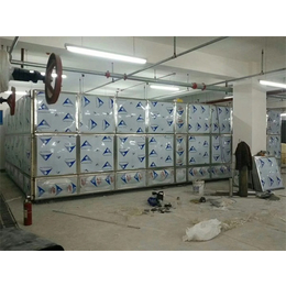 海南64吨不锈钢保温水箱-绿凯自主安装队