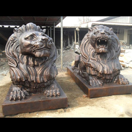 进忠雕塑(图)-铸铜狮子-西藏铜狮子