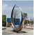 陕西地产售楼处灯光圆环雕塑 不锈钢水景组合摆件定制缩略图1