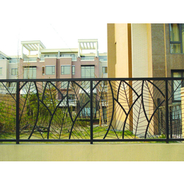 铁艺栏杆安装-鸿门铁艺厂家-别墅铁艺栏杆安装