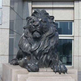 坤朋-大型铜狮子订购-信阳大型铜狮子
