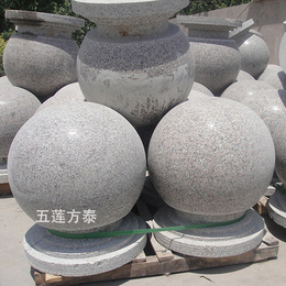 大理石防撞墩-球形防撞石墩价格-大理石防撞墩规格尺寸