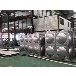 吴忠不锈钢水箱厂家 焊接式消防水箱304 方形保温水箱价格