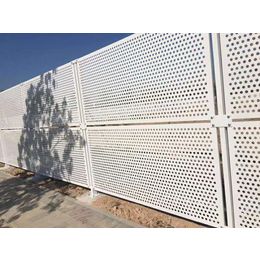 广东肇庆冲孔板围挡工地钢板围蔽地铁施工安全围挡钢结构护栏
