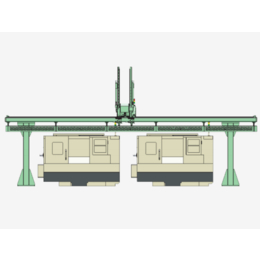 保康桁架机械手-火爆机器人-数控车床桁架机械手