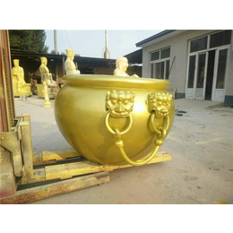 铜缸价格-鑫鹏铜雕-桂林铜缸