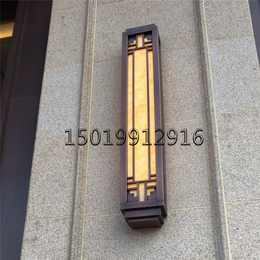 样板区仿云石壁灯不锈钢仿铜外墙灯1.2米防水过道立柱侧挂灯缩略图