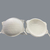 杯型口罩 现货防颗粒物防尘口罩 白灰色活性碳杯型口罩缩略图2