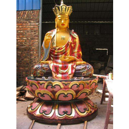 黄铜地藏王雕塑-进忠雕塑-青海地藏王雕塑