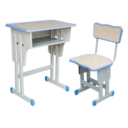 HL-A2036 注塑包边双柱课桌椅