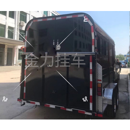 拖挂式旅行车定制-广东旅行车定制-金力机械(查看)