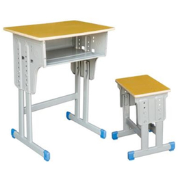 HL-A2051 多層板單層雙柱課桌小方凳