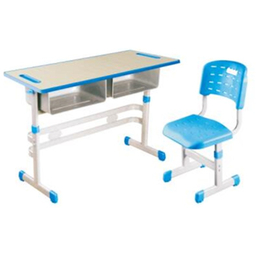 HL-A2068 注塑包邊單柱升降課桌椅