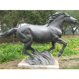 大型铜马雕塑-临汾铜马雕塑-树林雕塑