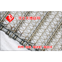 广州链板-链条钢丝网输送带-金属链板输送机