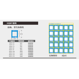 BCW1系列反光显示不可逆变色测温贴片 