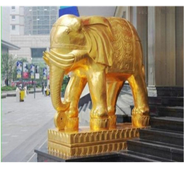 大型广场铜大象定制加工-曲靖铜大象-*(图)