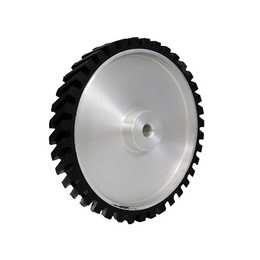 砂带抛光机橡胶轮-益邵五金型号齐全-砂带抛光机橡胶轮生产