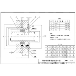 穿墙防水套管规格-淮南穿墙防水套管-巩义万洋供水(查看)