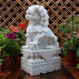 乌海狮子雕塑定制-乾锦石雕-汉白玉狮子雕塑定制