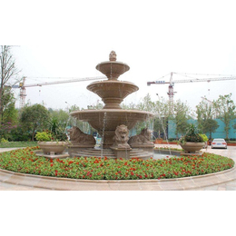 海南广场石雕喷泉-盛晟雕塑