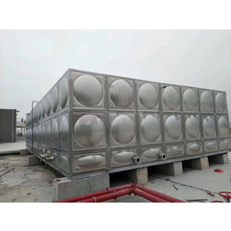 渭南不锈钢水箱厂家 方形消防水箱304 焊接双层保温水箱价格