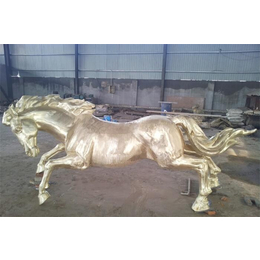 铜马-腾阳雕塑-两米铜马雕塑