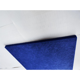 蓝色聚酯纤维吸音板 聚酯纤维吸音棉