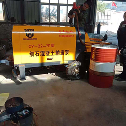 型号价格@昌益机械-小型混凝土输送泵泵