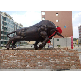 三米铜牛雕塑-天津铜牛-海谊铜牛雕塑