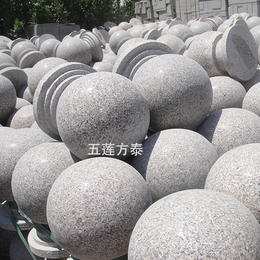 花岗岩石材球-花岗岩球墩价格-花岗岩石材球多少钱一个