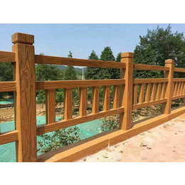 混凝土仿木护栏-广州仿木护栏-旭森建材