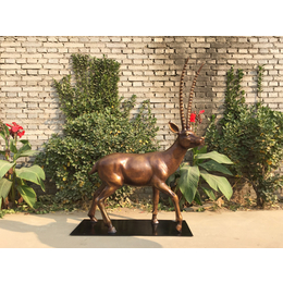 艾品雕塑(图)-公园铜羚羊雕塑-衡水铜羚羊雕塑