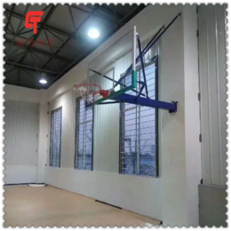 厂家供应固定悬挂篮球架 悬臂式可调节室篮球架