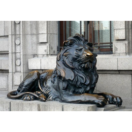 江苏欧洲纯铜狮子雕塑-怡轩阁雕塑