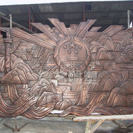 吐鲁番校园宣传锻铜浮雕-精艺雕塑品质保证