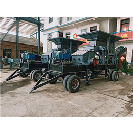 腾达机械厂-榆林移动制砂机-轮胎式移动制砂机