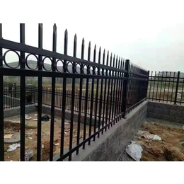 锌钢围墙护栏(多图)-河道铁艺护栏-*铁艺护栏