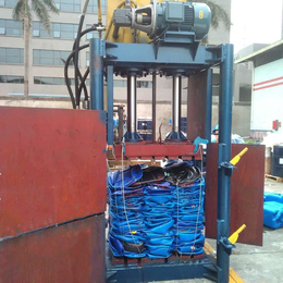 供应广东东莞打包机厂家现货立式废铝废铁铁桶铁丝液压打包机