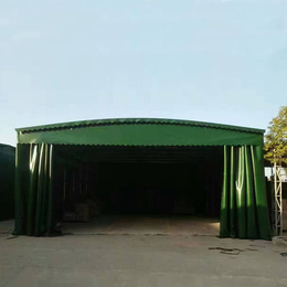 襄州区中恒达定制伸缩雨棚 家用停车棚 大型仓库帐篷 