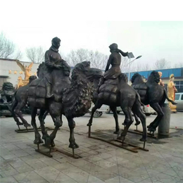 吉林骆驼铜雕塑定做-世隆雕塑-广场骆驼铜雕塑定做