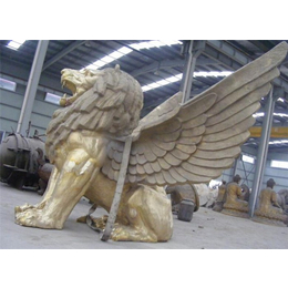 怡轩阁铜雕制作-卧式铜门狮厂家-*铜门狮