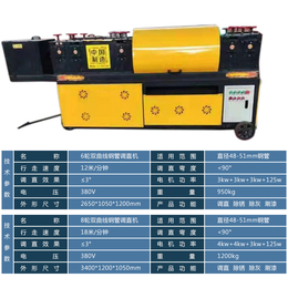 有金机械钢管调直机-小型钢管调直机视频-西藏小型钢管调直机