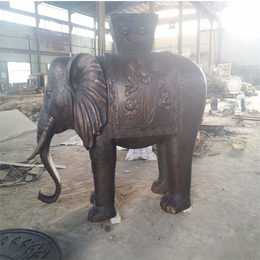 开封铜大象-铸铜产品-园林广场装饰铜大象雕塑