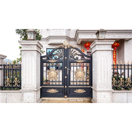 铝艺庭院大门-文锦护栏质量保障-杭州铝艺大门