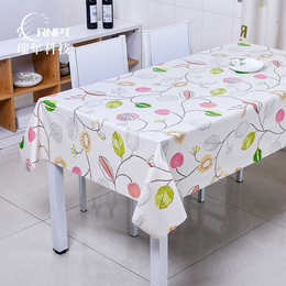 RNPT瑞年 欧式桌布长方形茶几桌布防水防油免洗PVC台布